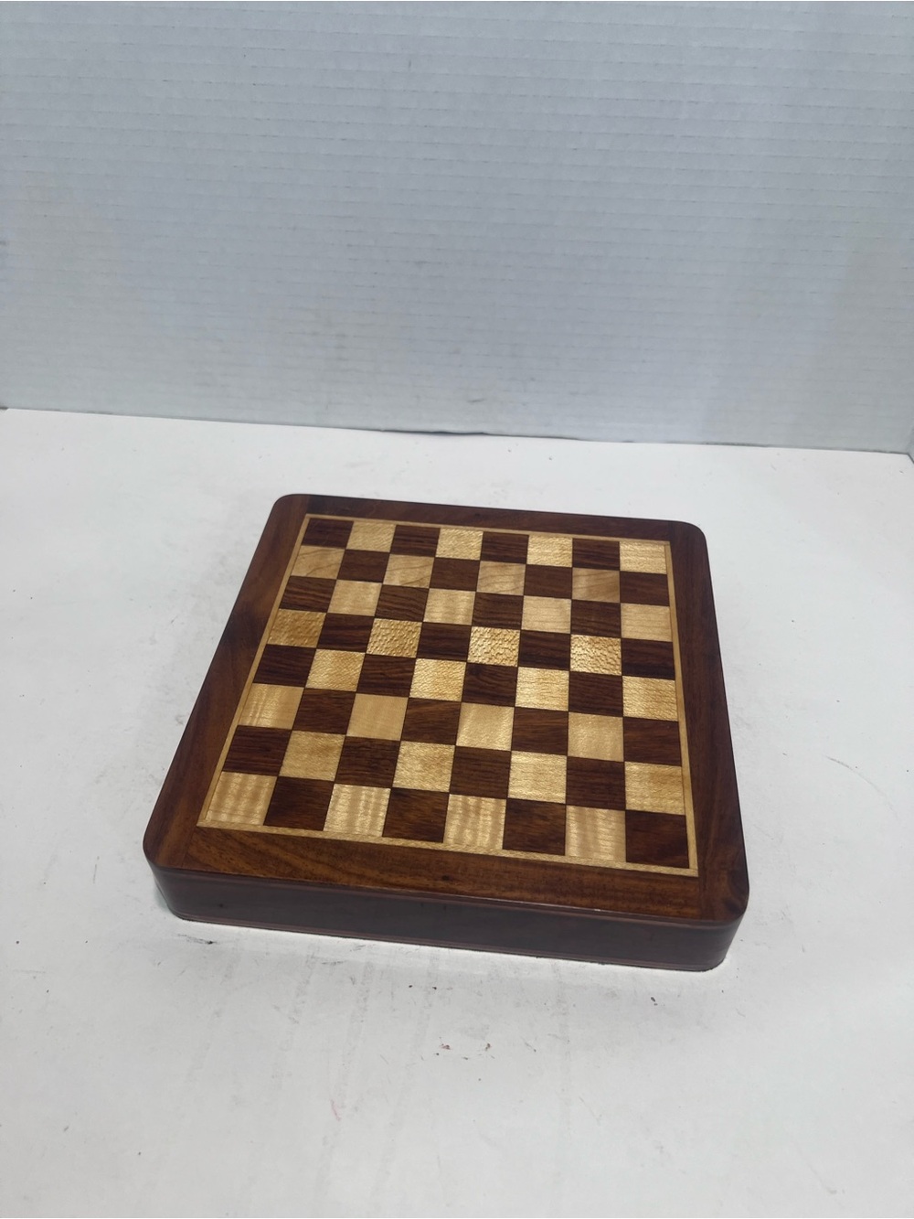Unlisted Wooden Chess Board - Brown and Cream Squares